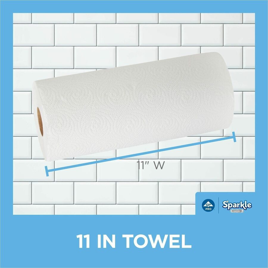 2 Ply - 8.80" Width x 11" Length - 70 Sheets/Roll - White - Paper - 1 Roll