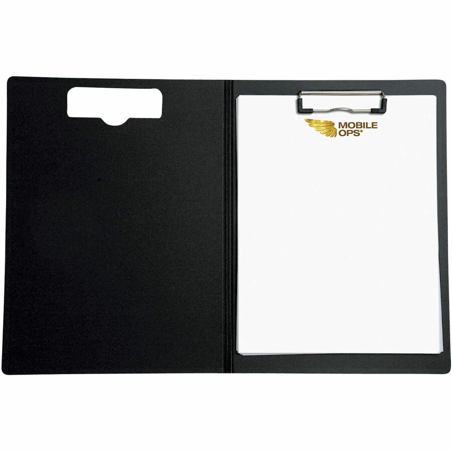 0.50" Clip Capacity - Top Opening - 8 1/2" x 11" Sheet Size - Red - 1 Each