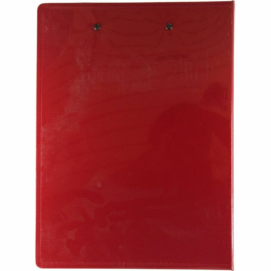 0.50" Clip Capacity - Top Opening - 8 1/2" x 11" Sheet Size - Red - 1 Each