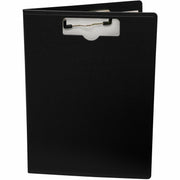 0.50" Clip Capacity - Top Opening - 8 1/2" x 11" Sheet Size - Black - 1 Each