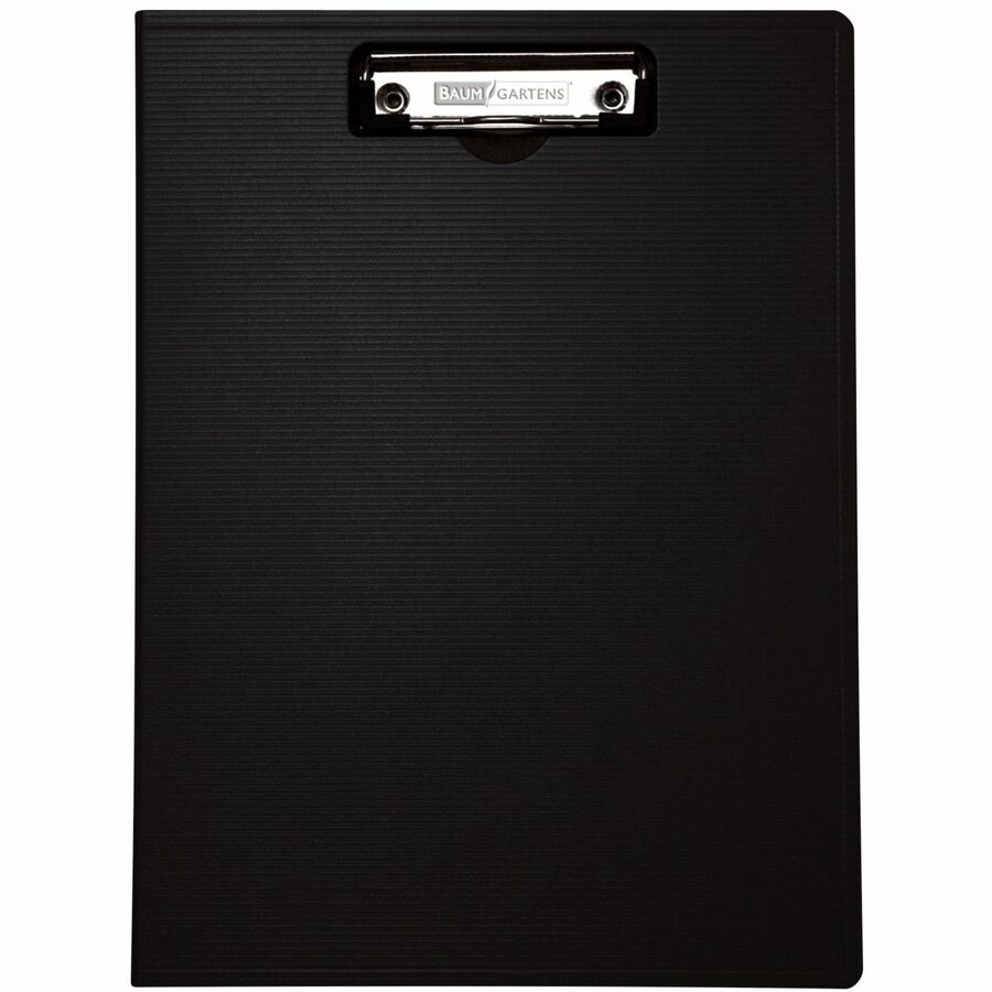 0.50" Clip Capacity - Top Opening - 8 1/2" x 11" Sheet Size - Black - 1 Each