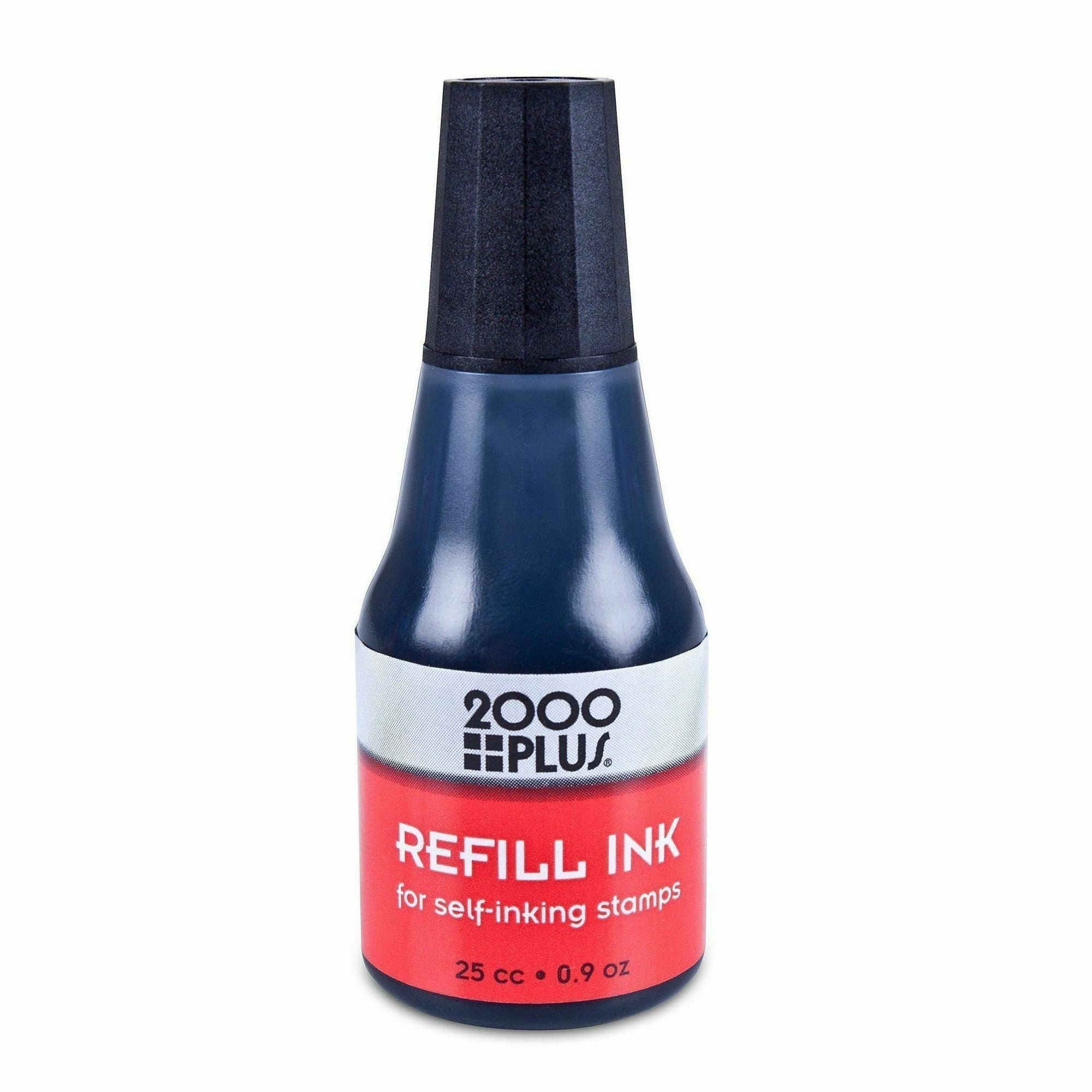 Cosco Self-inking Stamp Pad Refill Ink - Black Ink - 1 Each