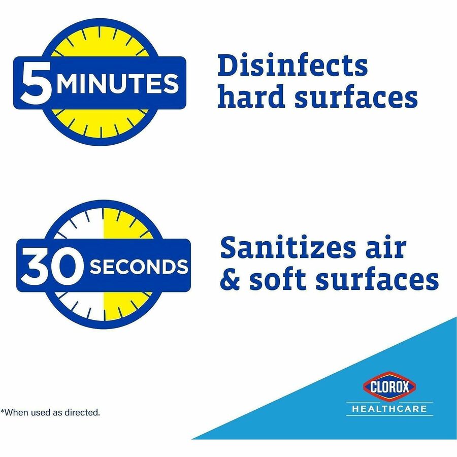 Clorox Healthcare Citrace Hospital Disinfect/Deodorizer - For Multipurpose - 14 fl oz (0.4 quart) - Fresh Citrus Scent - Recommended For: Odor Remover - Disinfectant, Deodorize, Anti-bacterial - Clear - 1 Each