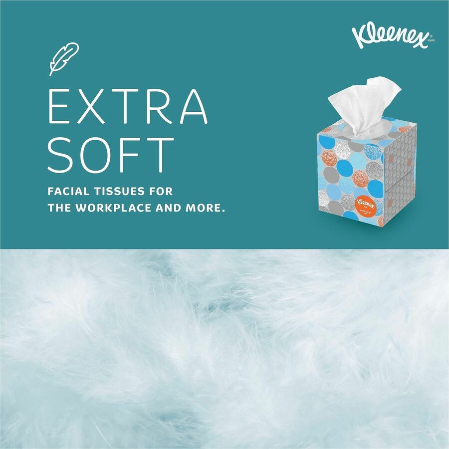 Kleenex Professional Anti-Viral Facial Tissue - 3 Ply - 8.20" Width x 8.20" Length - White - Paper - 55/Box - 3 / Pack