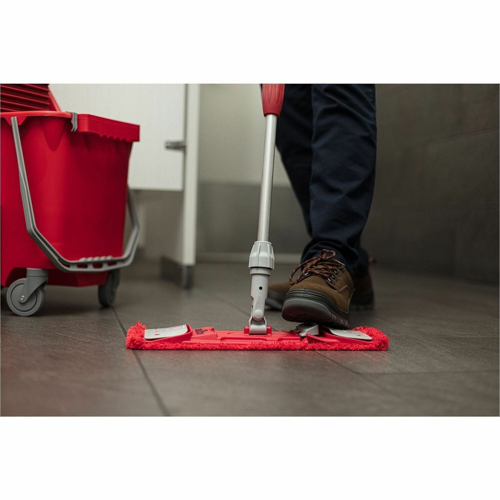 Unger SmartColor Micro Mop - 4.9" Width x 20.1" Length - MicroFiber, Polyester - 1 Each