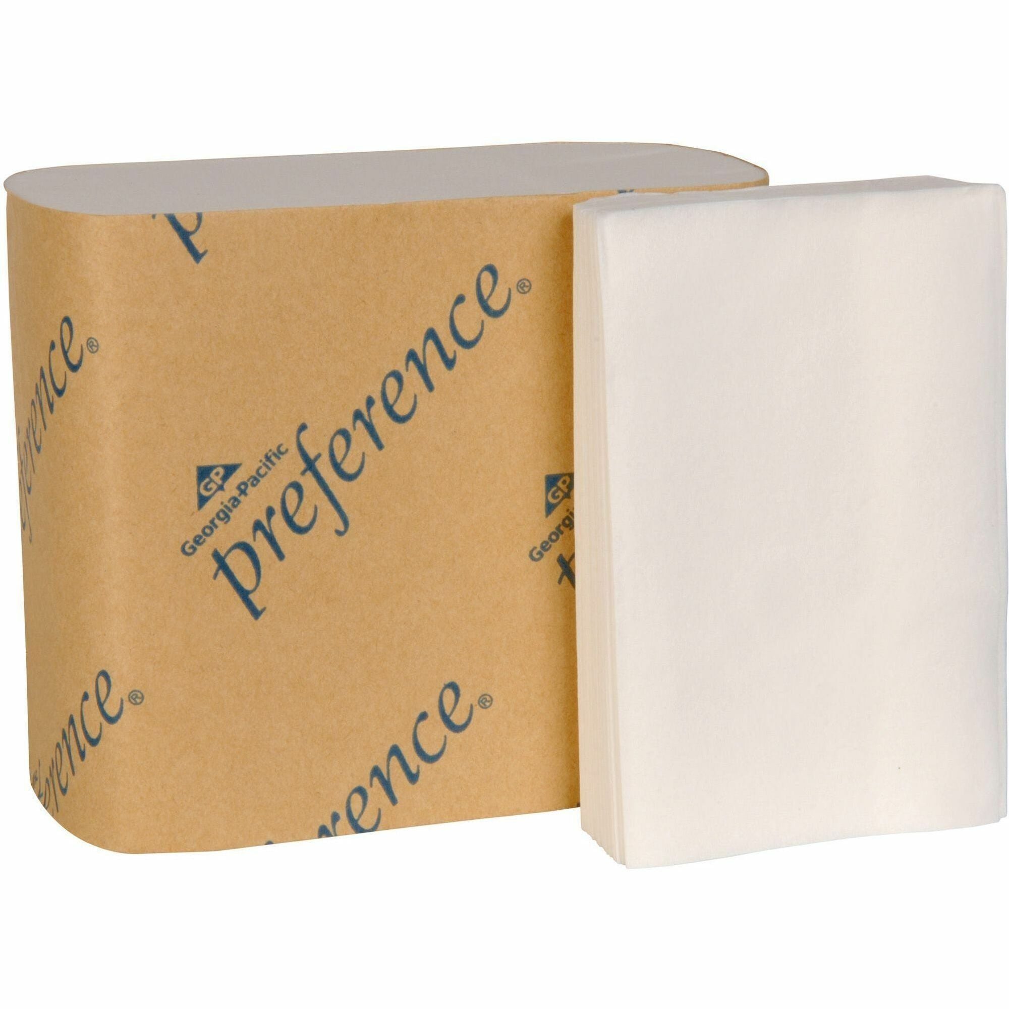 2 Ply - Interfolded - 4" Width x 5" Length - White - 400/Pack - 60 / Carton