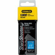 Heavy Duty - 1/2" - 1/2" Leg - 3/8" Crown - Silver - 5.1" Height x 1.3" Width x 1.8" Length - 1000 / Box
