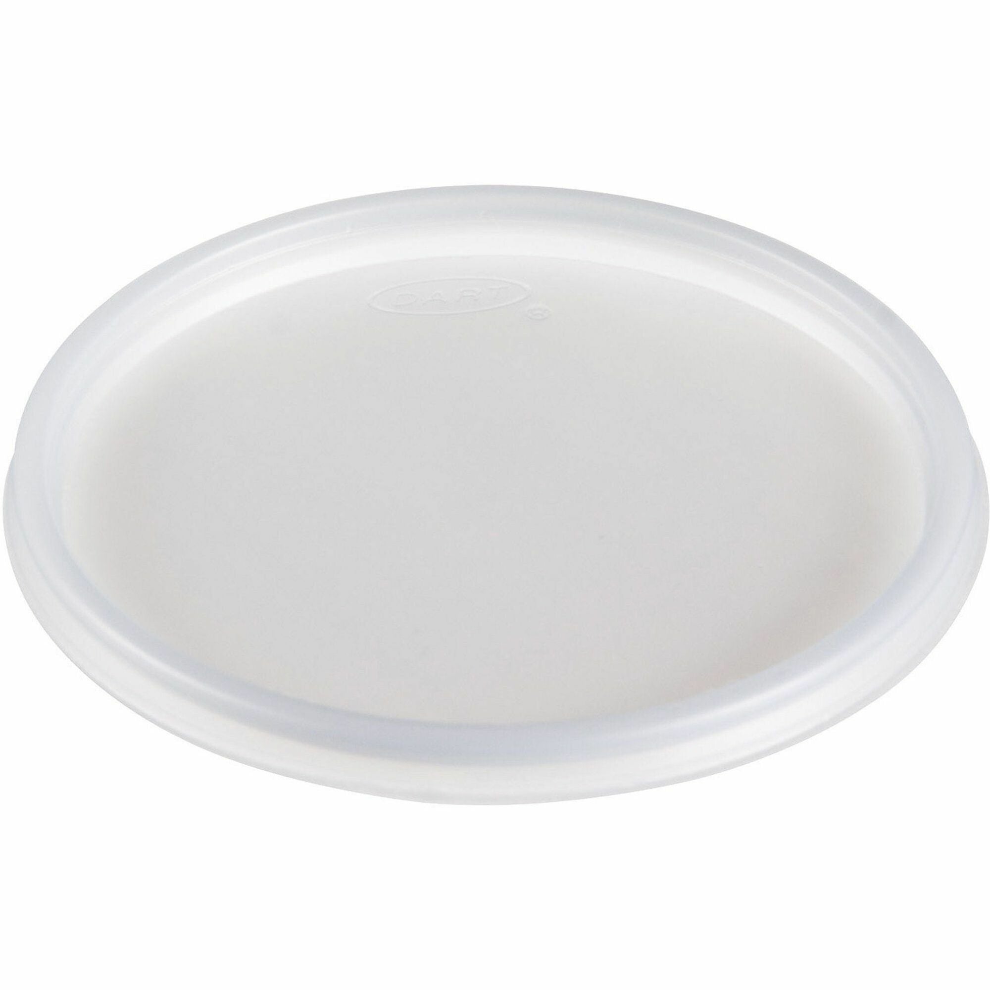 Breakroom - 4.2" Diameter - Translucent - Plastic, Foam, Polystyrene Body - 100/Pack - 10 / Carton