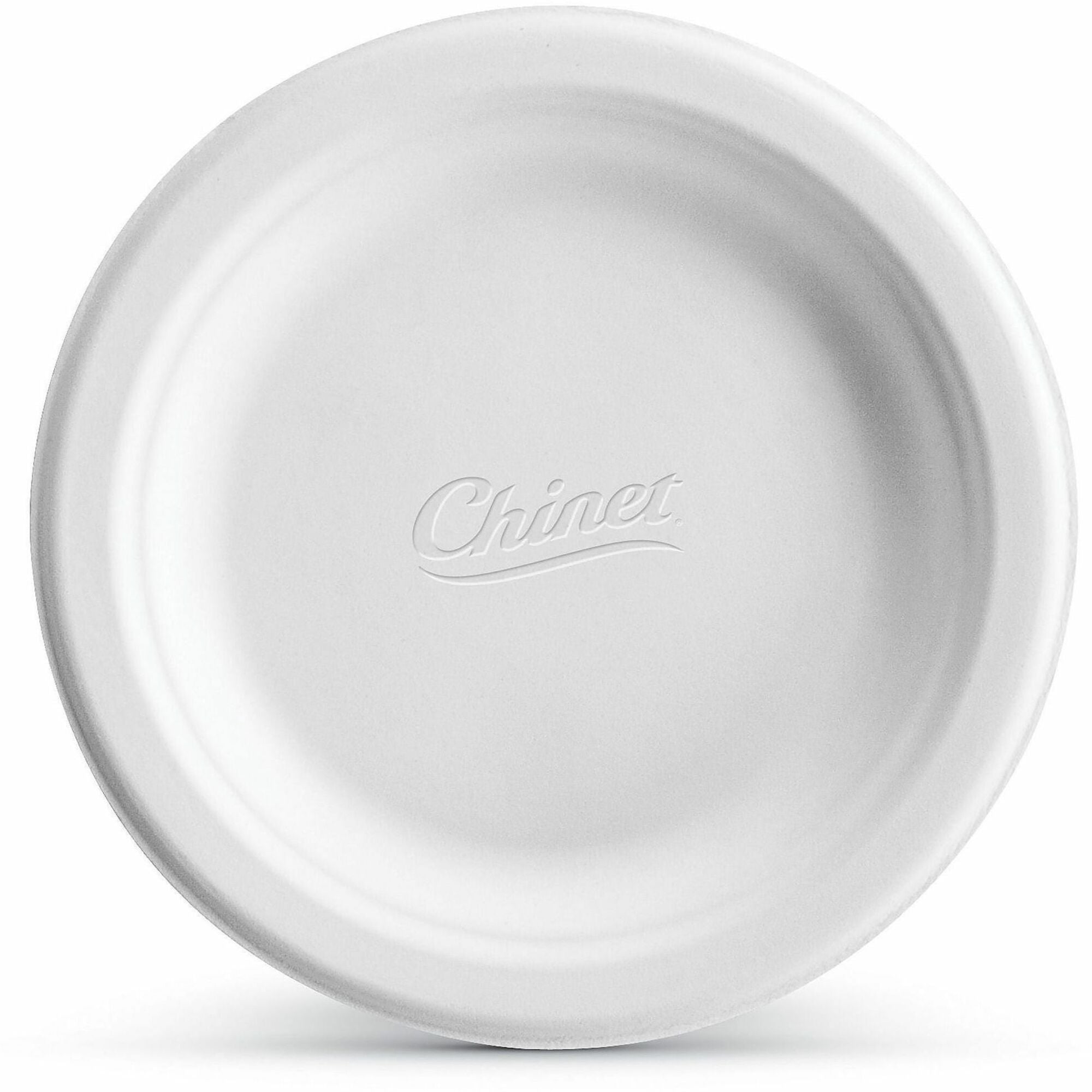 Food - Disposable - Microwave Safe - 6" Diameter - White - Molded Fiber, Paper Body - 1000 / Carton