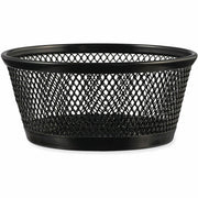 1 Compartment(s) - 2" Height - Black - Wire Mesh - 1 Each