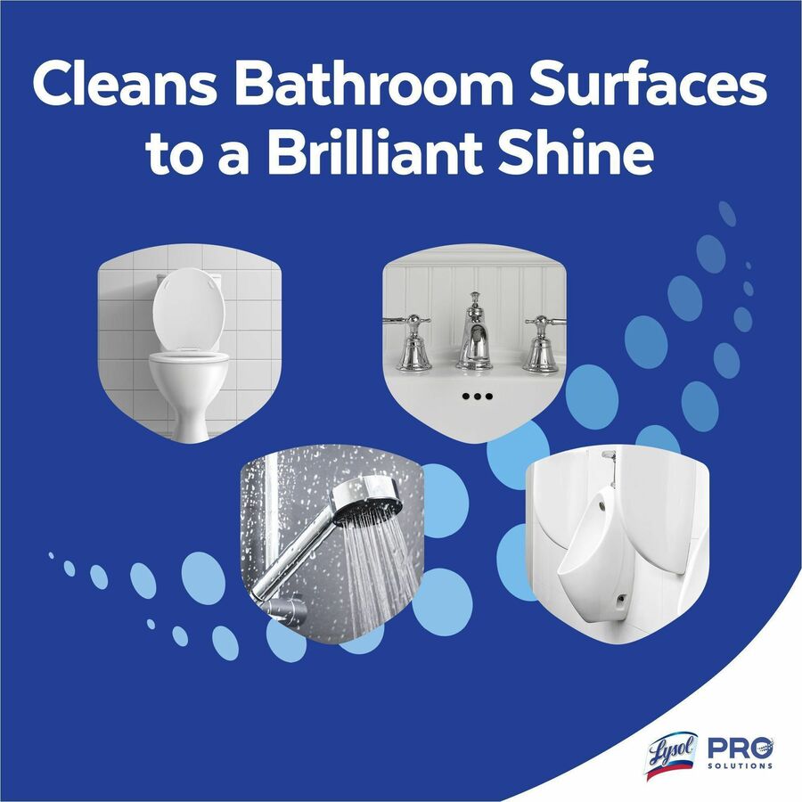 Professional Lysol Disinfectant Bathroom Cleaner - Ready-To-Use - 32 fl oz (1 quart) - Fresh Clean Scent - Disinfectant, Deodorize, Non-abrasive, Bleach-free - 1 Each