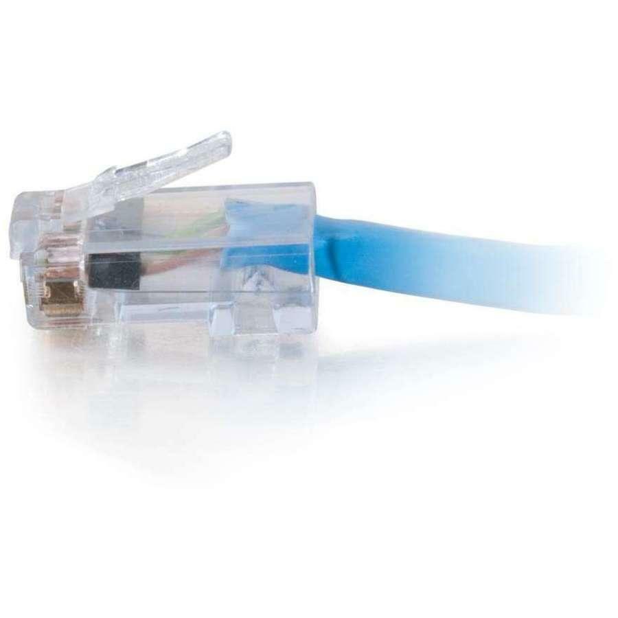C2G 20 ft Cat6 Non Booted Plenum UTP Unshielded Network Patch Cable - Blue