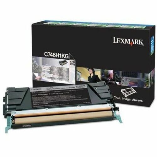 Lexmark Original High Yield Laser Toner Cartridge - Black - 1 Each - 12000 Pages