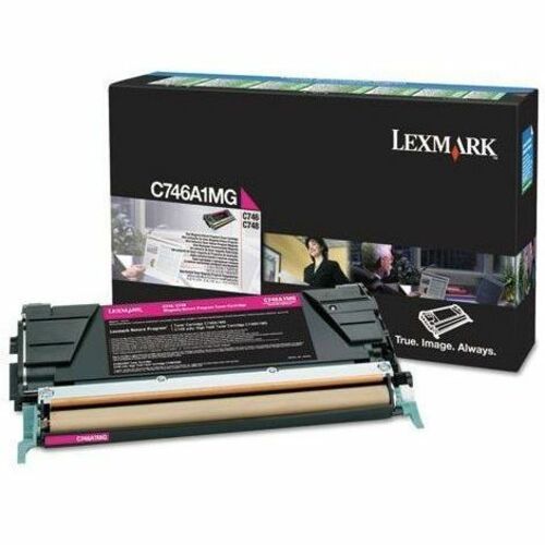 Lexmark Original Standard Yield Laser Toner Cartridge - Magenta - 1 Each - 7000 Pages
