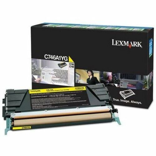Lexmark Original Standard Yield Laser Toner Cartridge - Yellow - 1 Each - 7000 Pages
