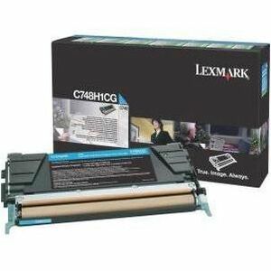Lexmark Original High Yield Laser Toner Cartridge - Cyan - 1 Each