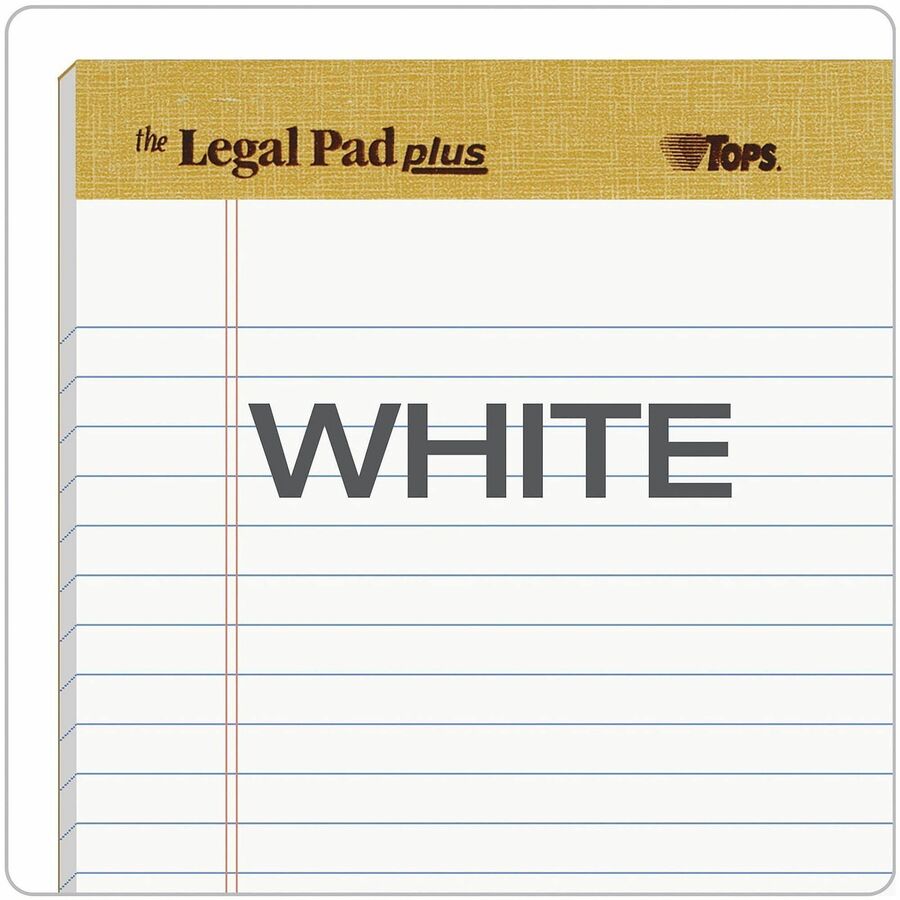 50 Sheets - 16 lb Basis Weight - Jr.Legal - 8" x 5" Sheet Size - 2.50" Height x 8" Width x 5" Length - White Paper - Perforated, Acid-free - 12 / Dozen