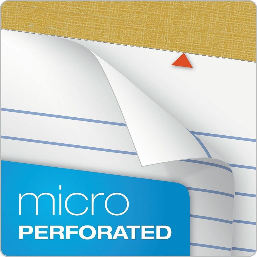 50 Sheets - 16 lb Basis Weight - Jr.Legal - 8" x 5" Sheet Size - 2.50" Height x 8" Width x 5" Length - White Paper - Perforated, Acid-free - 12 / Dozen