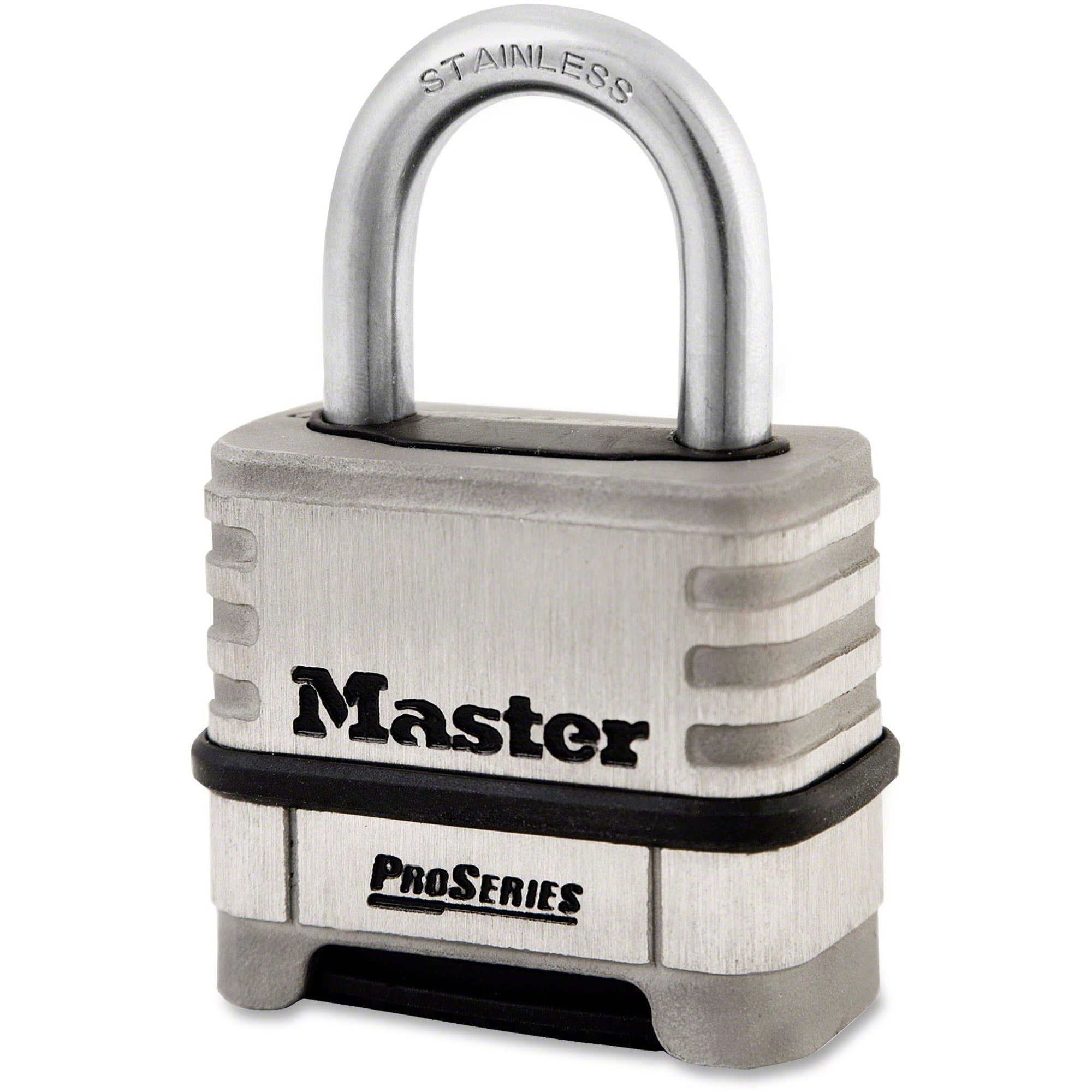 10000 Digit - 0.31" Shackle Diameter - Corrosion Resistant, Pry Resistant - Stainless Steel - Stainless Steel - 1 Each