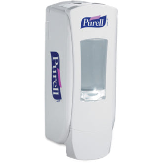 PURELL&reg; ADX-12 Dispenser - Manual - 1.27 quart Capacity - Refillable, Site Window, Lockable Cover - White - 1 Each