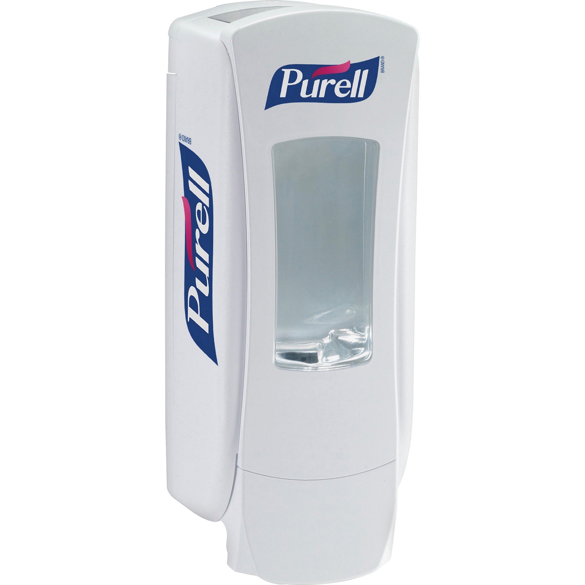 PURELL&reg; ADX-12 Dispenser - Manual - 1.27 quart Capacity - Refillable, Site Window, Lockable Cover - White - 1 Each