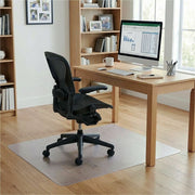 Lorell Nonstudded Chairmat - Tile Floor, Vinyl Floor, Hardwood Floor - 48" Length x 36" Width x 0.060" Thickness - Rectangular - Vinyl - Clear - 1 Each