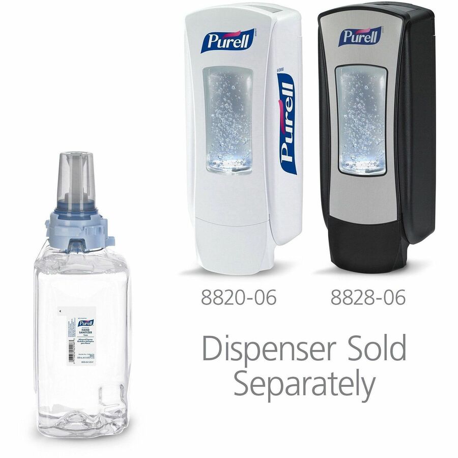 PURELL&reg; Hand Sanitizer Foam Refill - Clean Scent - 1.27 quart - Push Pump Dispenser - Skin, Hand - Moisturizing - Chemical-free - 3 / Carton