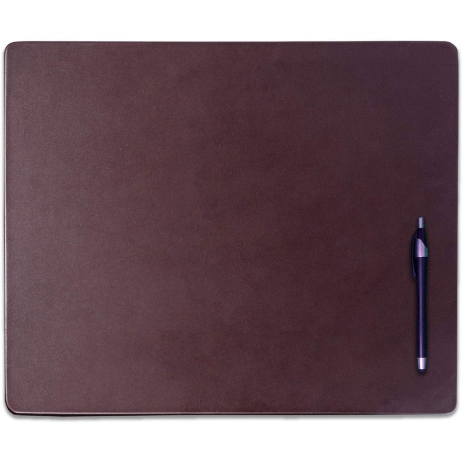 Dacasso Leather Conference Room Set - Rectangular - Top Grain Leather, Velveteen - Chocolate Brown
