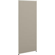 HON Verse HBV-P6036 Panel - 36" Width x 60" Height - Easy to Use, Upholstered, Durable, Leveling Glide, Glide - Metal, Plastic, Fabric - Light Gray, Gray - 1 Each