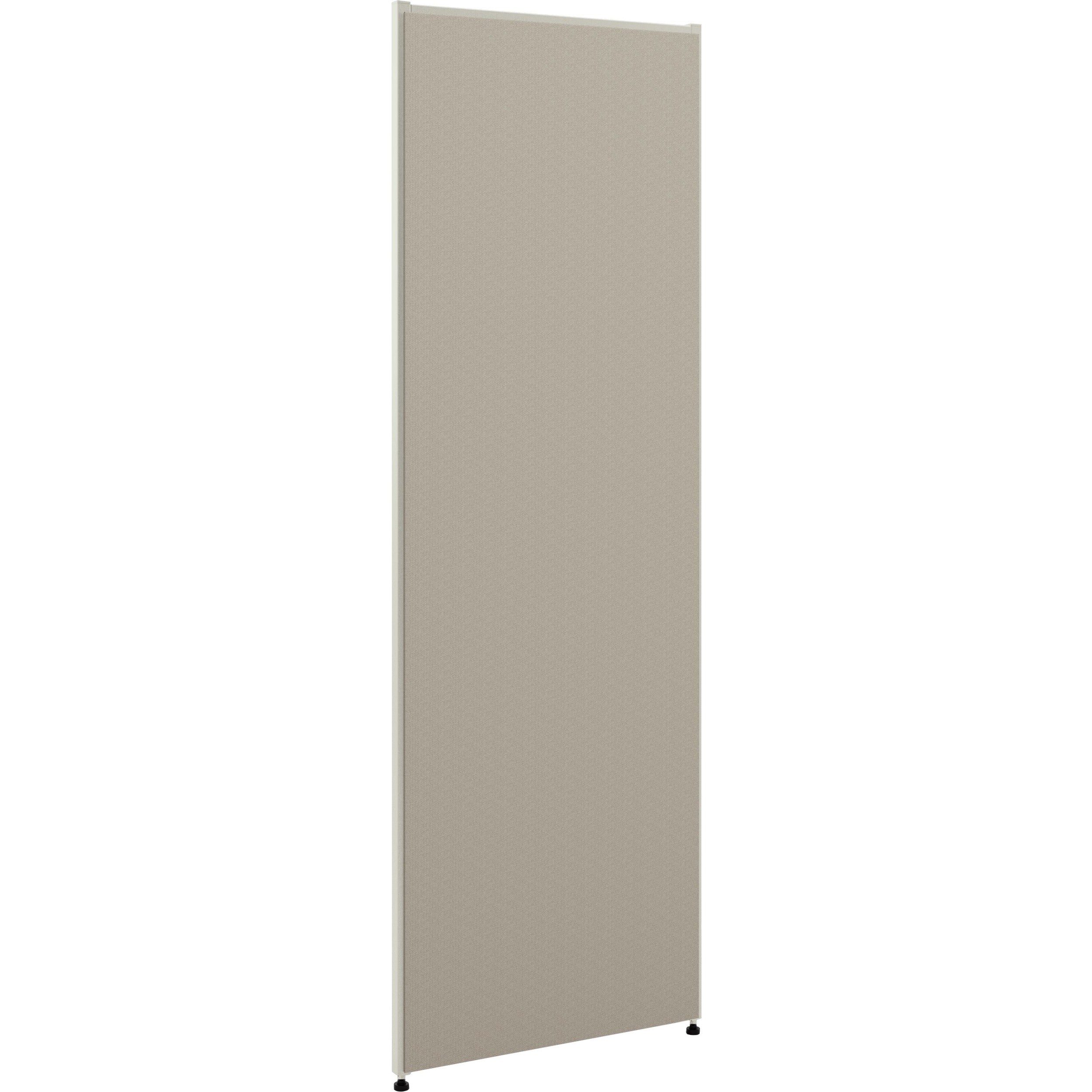 HON Verse HBV-P7236 Panel - 36" Width x 72" Height - Metal, Plastic, Fabric - Light Gray, Gray - 1 Each