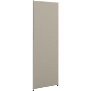 30" Width x 72" Height - Metal, Plastic, Fabric - Light Gray, Gray - 1 Each