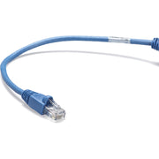 Black Box Connect Cat6 UTP Patch Network Cable, 1 ft, RJ-45 Male/Male, 26 AWG, Blue, Gold Plated Contacts, Snagless Boot, 1 Each