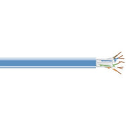 Black Box CAT5e 100-MHz Solid Bulk Cable - 1000 ft Category 5e Network Cable for Network Device - First End: Bare Wire - Second End: Bare Wire - CM - 24 AWG - Blue - 1 Each