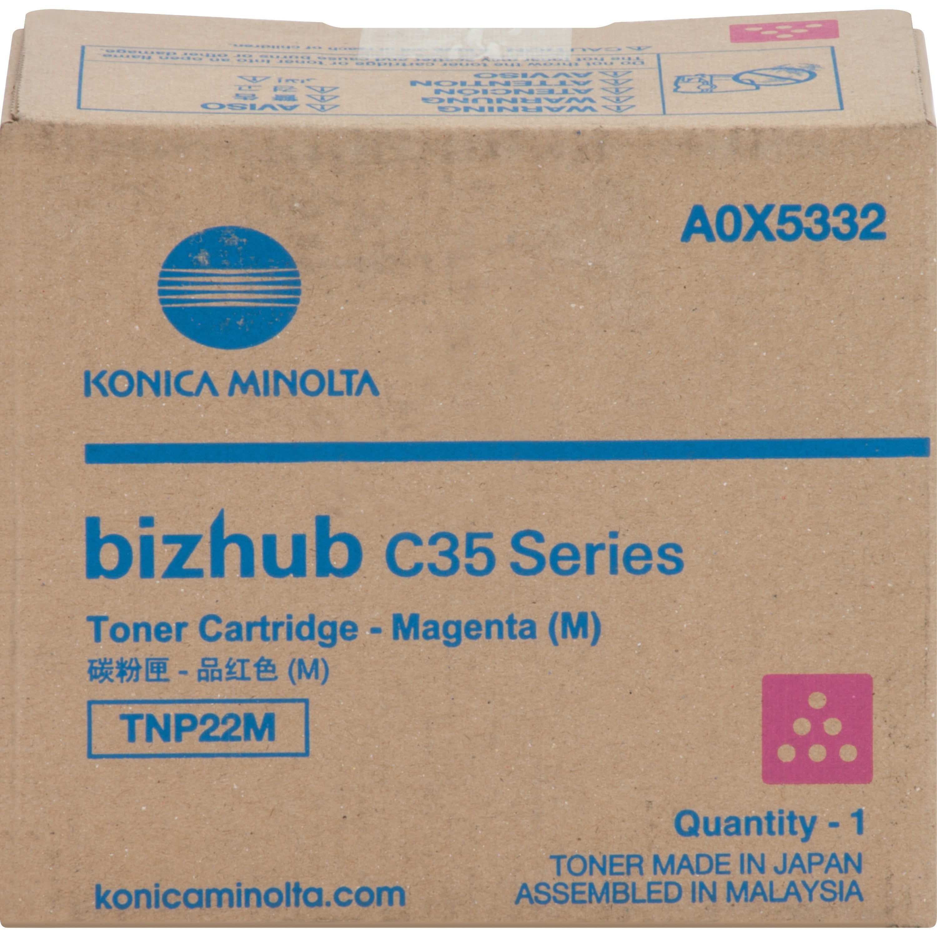 Konica Minolta Original Laser Toner Cartridge - Magenta - 1 Each - 4600 Pages