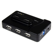 StarTech.com 6-port USB 3.0/2.0 Combo Hub with Charging Port