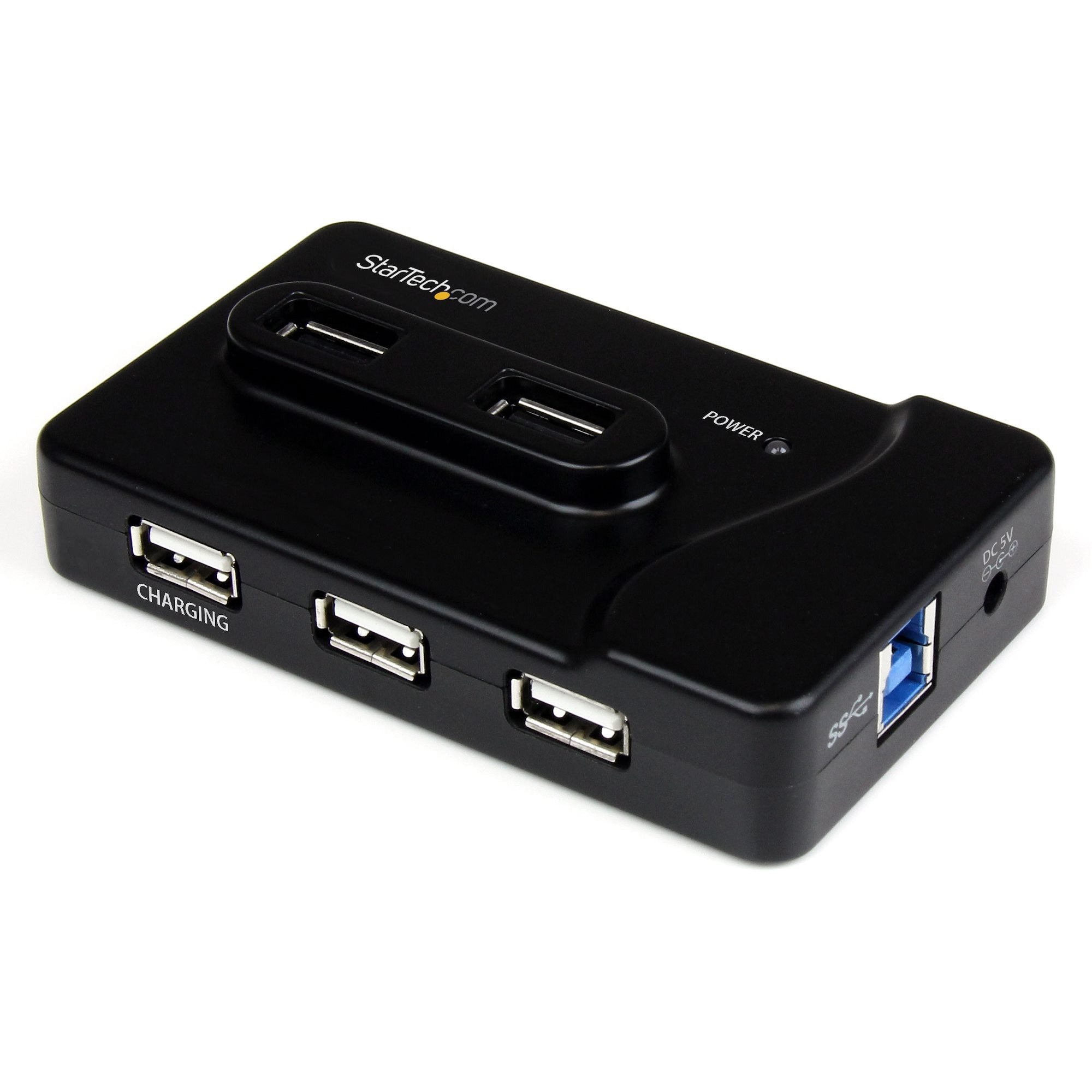 StarTech.com 6-port USB 3.0/2.0 Combo Hub with Charging Port