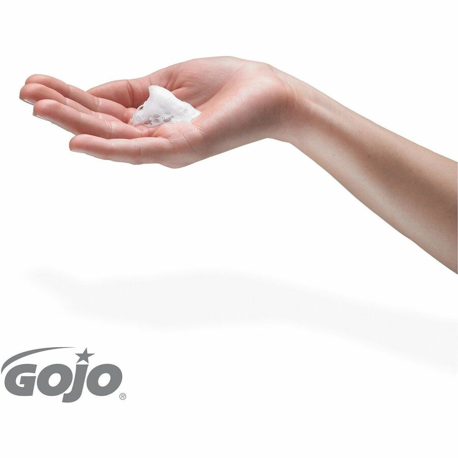 Gojo&reg; ADX-12 Clear/Mild Handwash Refill - 1.32 quart - Push Pump Dispenser - Hand, Skin - Moisturizing - Clear - Dye-free, Fragrance-free, Rich Lather, Bio-based - 1 Each