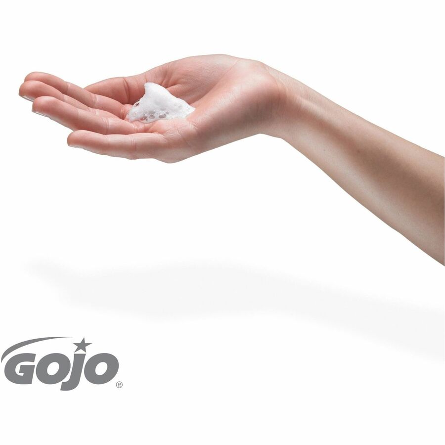 Gojo&reg; ADX-12 Clear/Mild Handwash Refill - 1.32 quart - Push Pump Dispenser - Hand, Skin - Moisturizing - Clear - Dye-free, Fragrance-free, Rich Lather, Bio-based - 1 Each