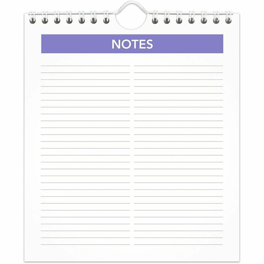 At-A-Glance Wall Calendar, Small, Monthly, January 2026–December 2026, 1 Month Per Page, 6.5" x 7.5", Wire Bound, White, 1 Each