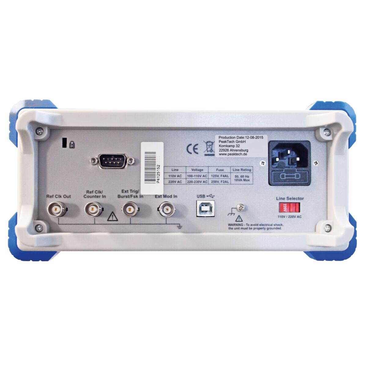 Function Generator –
1 µHz - 25 MHz
