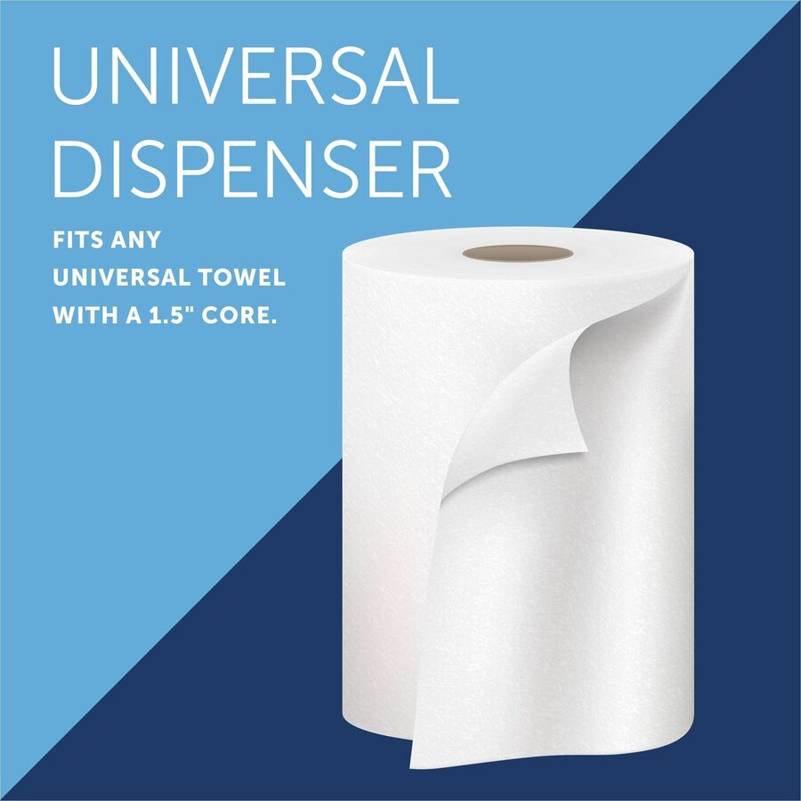Touchless Dispenser - 10" Height x 10.5" Width x 10" Depth - Plastic - Transparent, Gray - Compact, Locking Cover, Long Lasting - 1 Carton