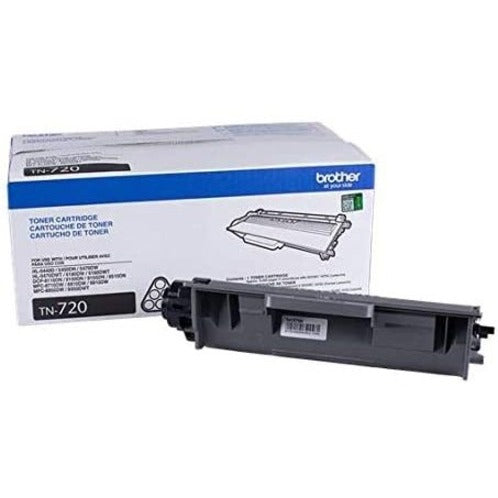 Brother TN720 Original Laser Toner Cartridge - Black - 1 Each