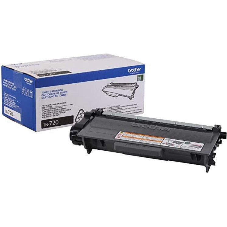 Brother TN720 Original Laser Toner Cartridge - Black - 1 Each