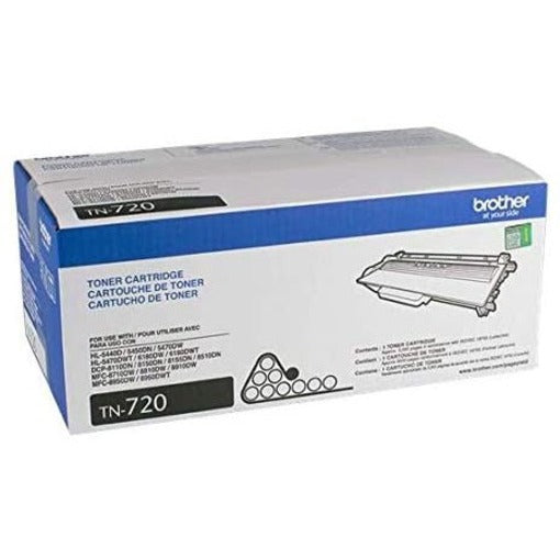 Brother TN720 Original Laser Toner Cartridge - Black - 1 Each