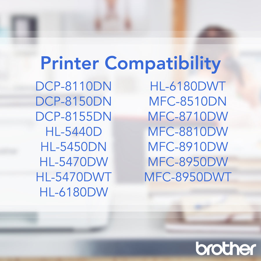 Brother TN750 Original High Yield Laser Toner Cartridge - Black - 1 Each