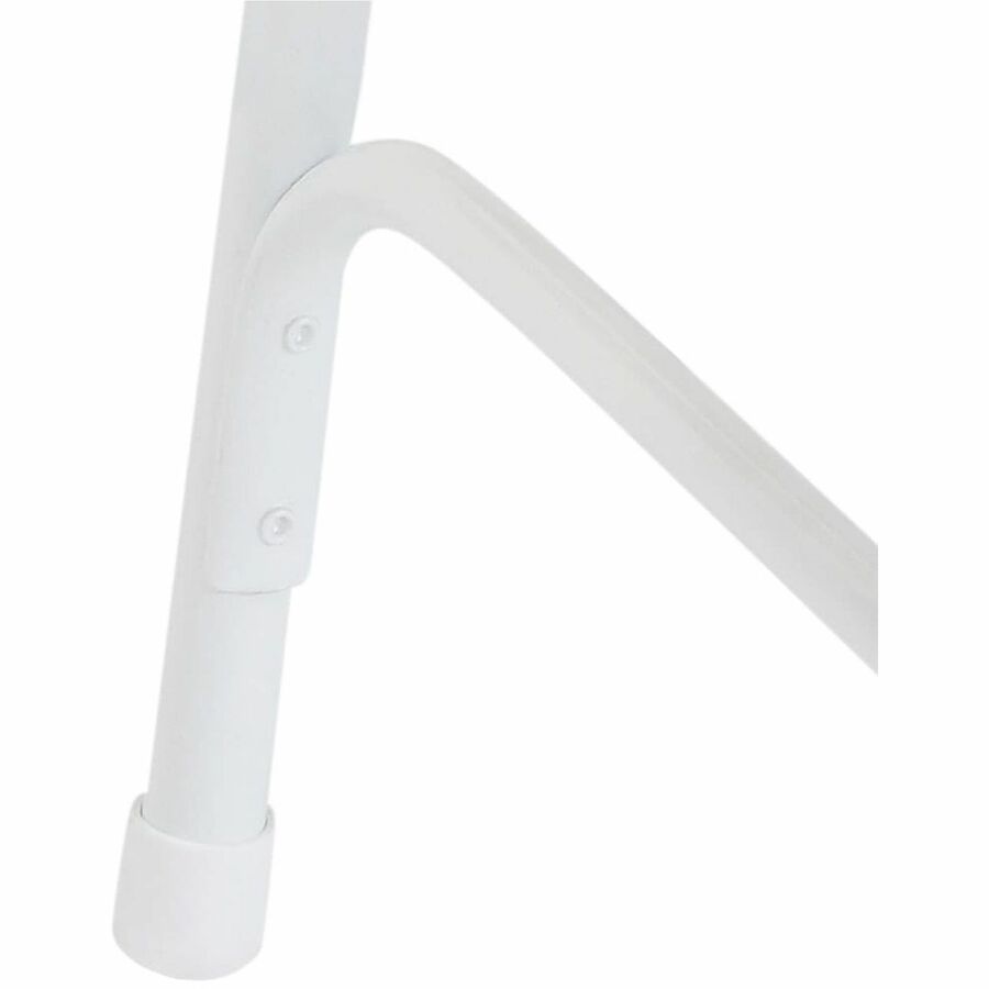 NPS® 800 Series Premium Lightweight Plastic Folding Chair, Pack of 4, Surface Color: Bright White, Frame Color: White