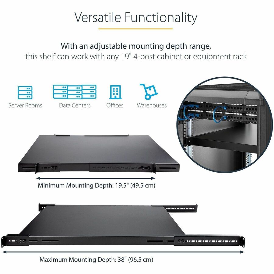 StarTech.com ADJSHELFHD Rack Shelf