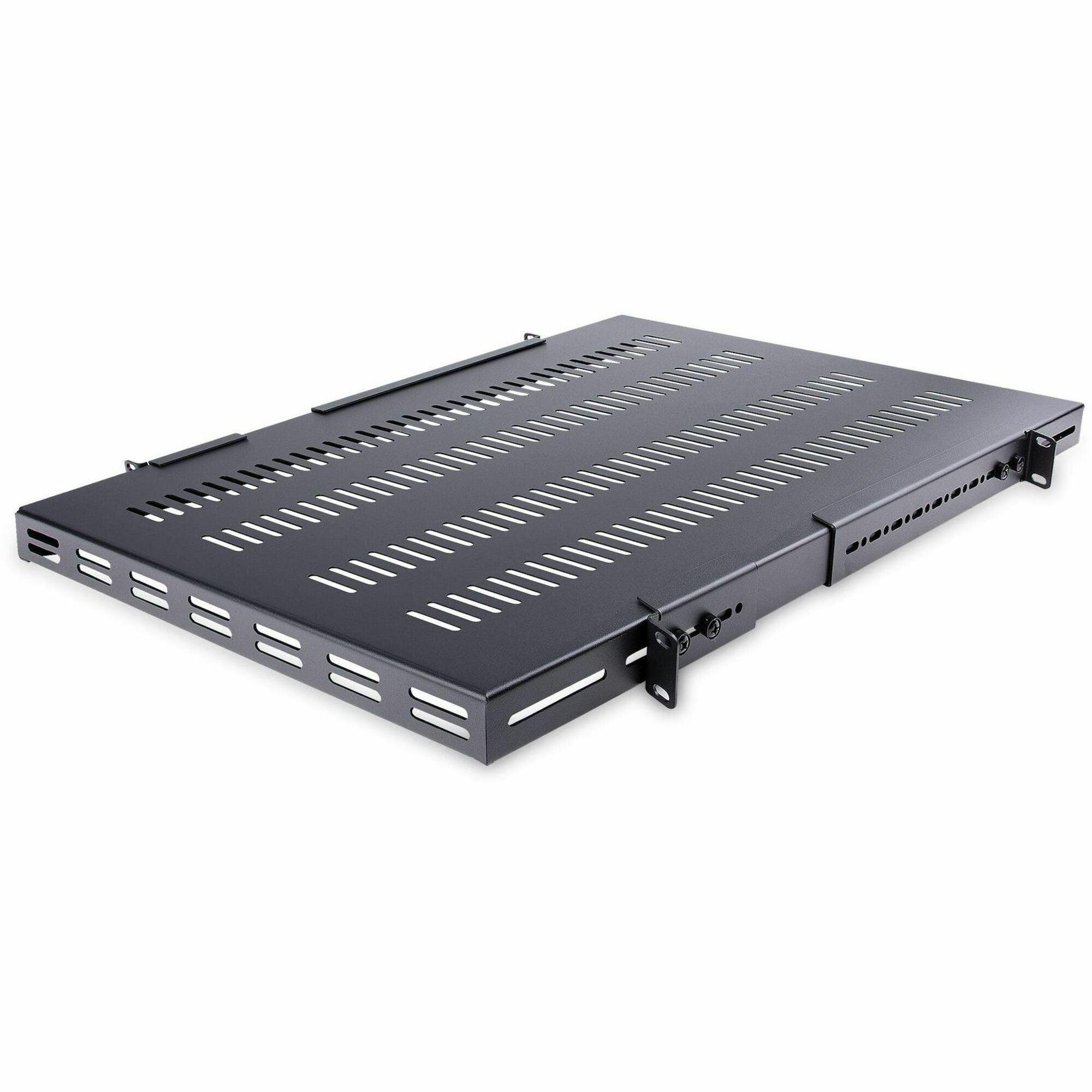 StarTech.com 1U 4-Post Adjustable Mounting Depth Heavy Duty Shelf - 27.5in/700mm Depth