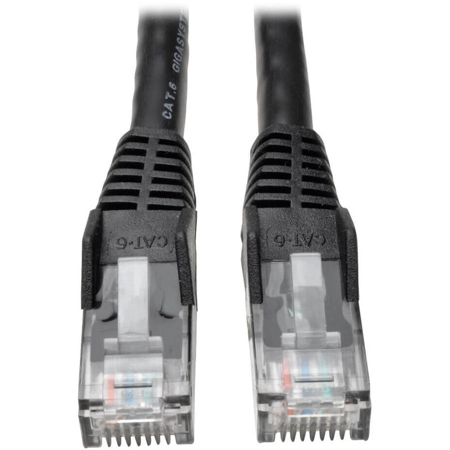Tripp Lite series 100-ft. Cat6 Gigabit Snagless Molded Patch Cable (RJ45 M/M) - Black