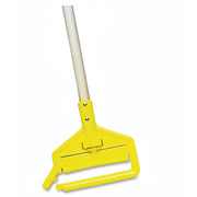 Rubbermaid Commercial 60" Invader Wet Mop Handle - 60" Length - Yellow - Hardwood - 1 Each